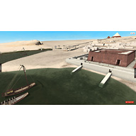 Khafre Pyramid Complex model: Site: Giza; View: Khafre Valley Temple (model) 